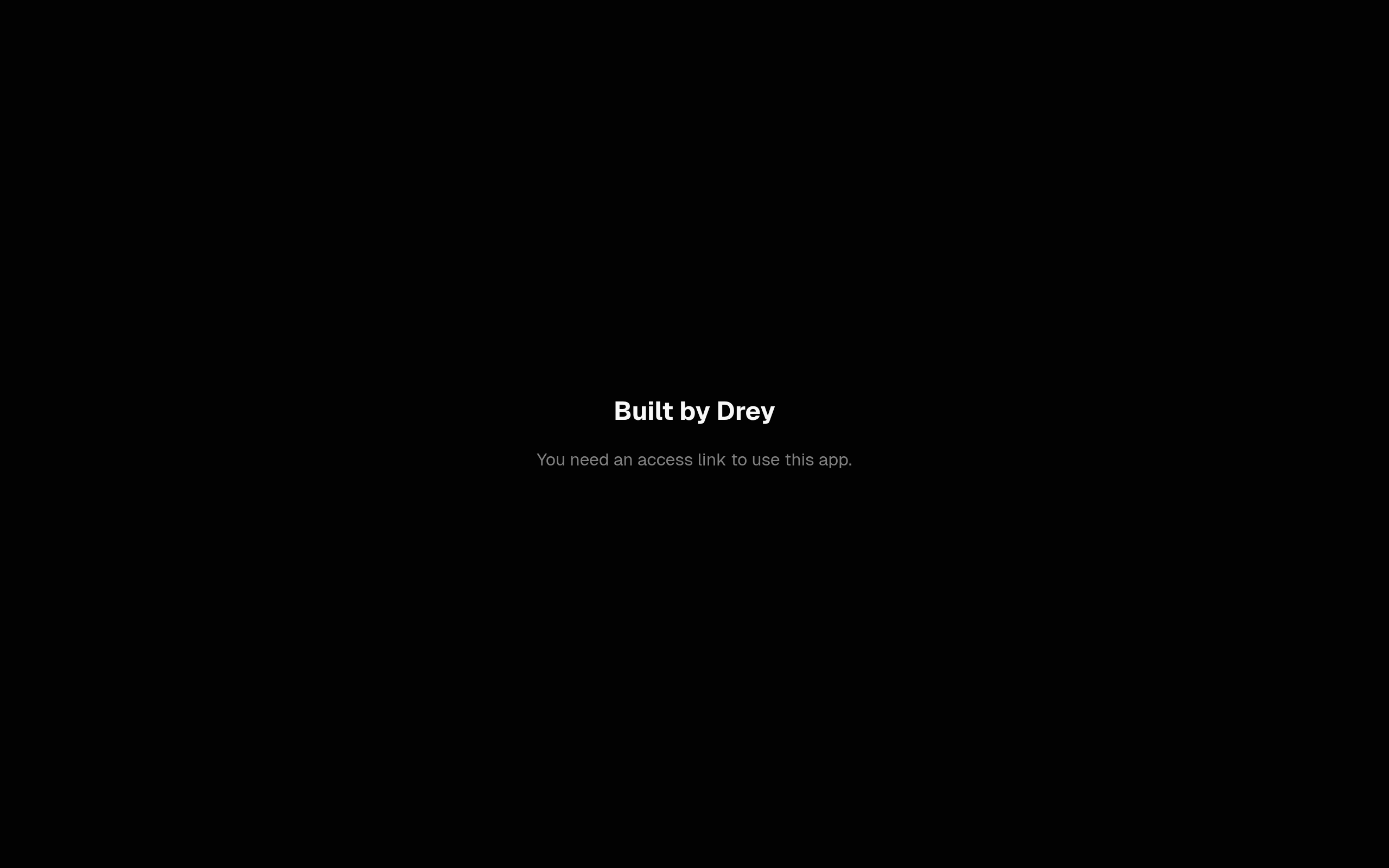 Built by Drey