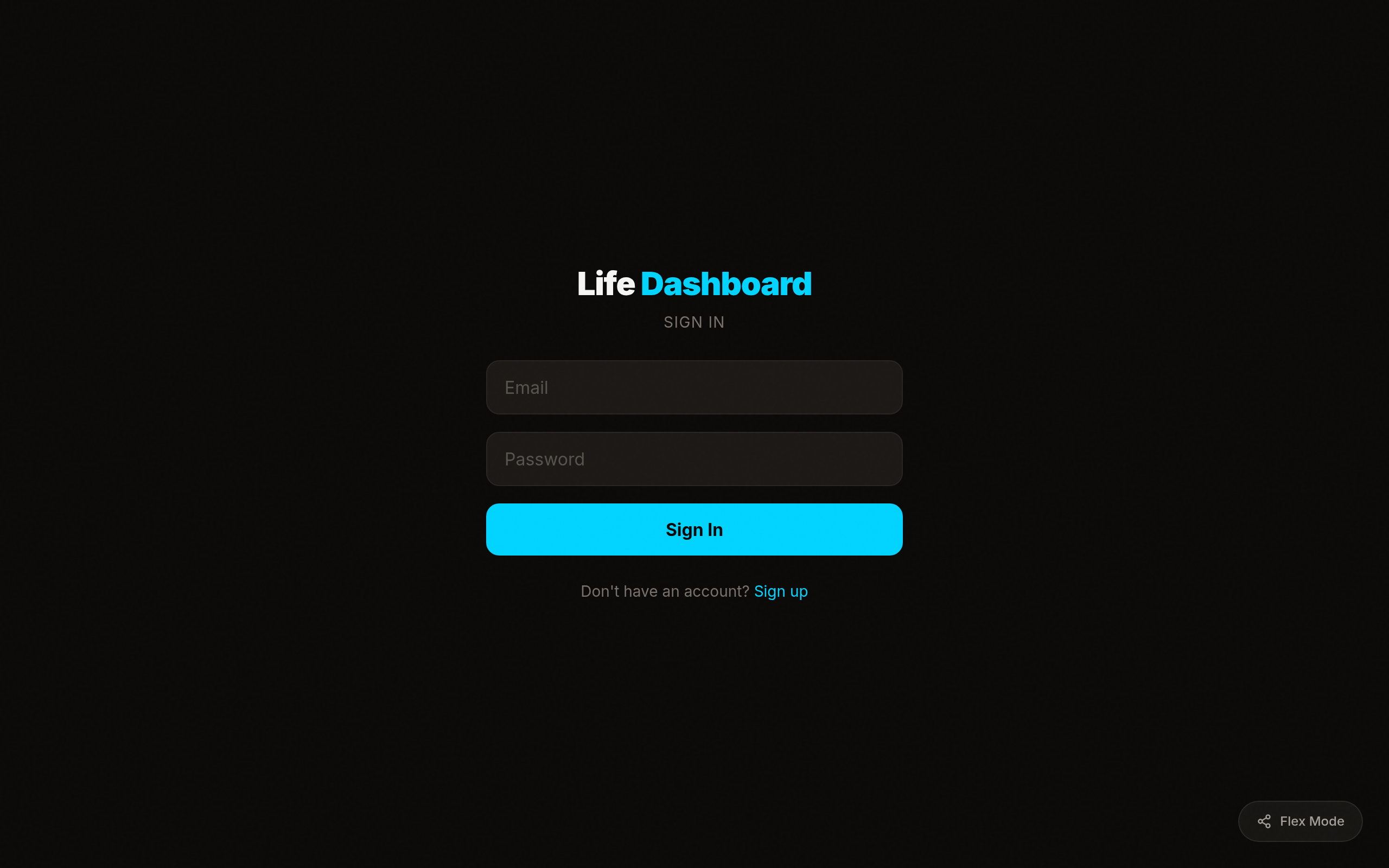 Life Dashboard